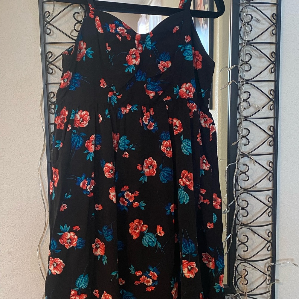 Torrid  skater style dress in floral